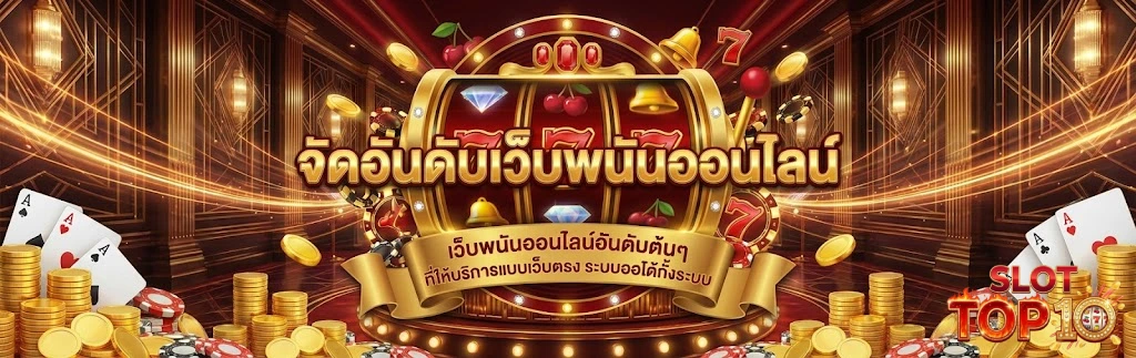 จัดอันดับเว็บพนันออนไลน์